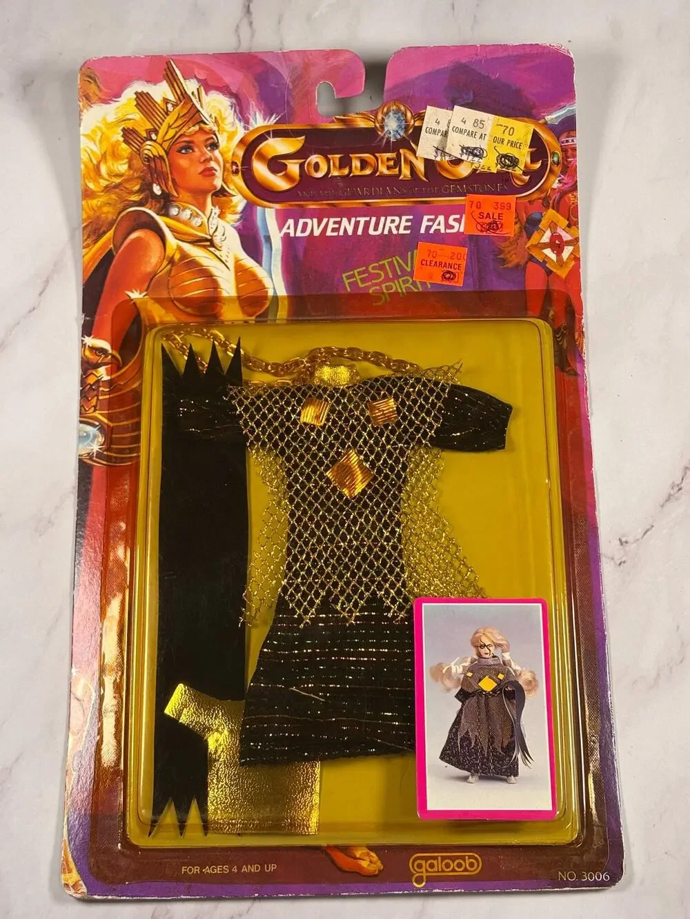 Golden Girl Adventure Fashion Wild Ones Festival Spirit Galoob 1984 New